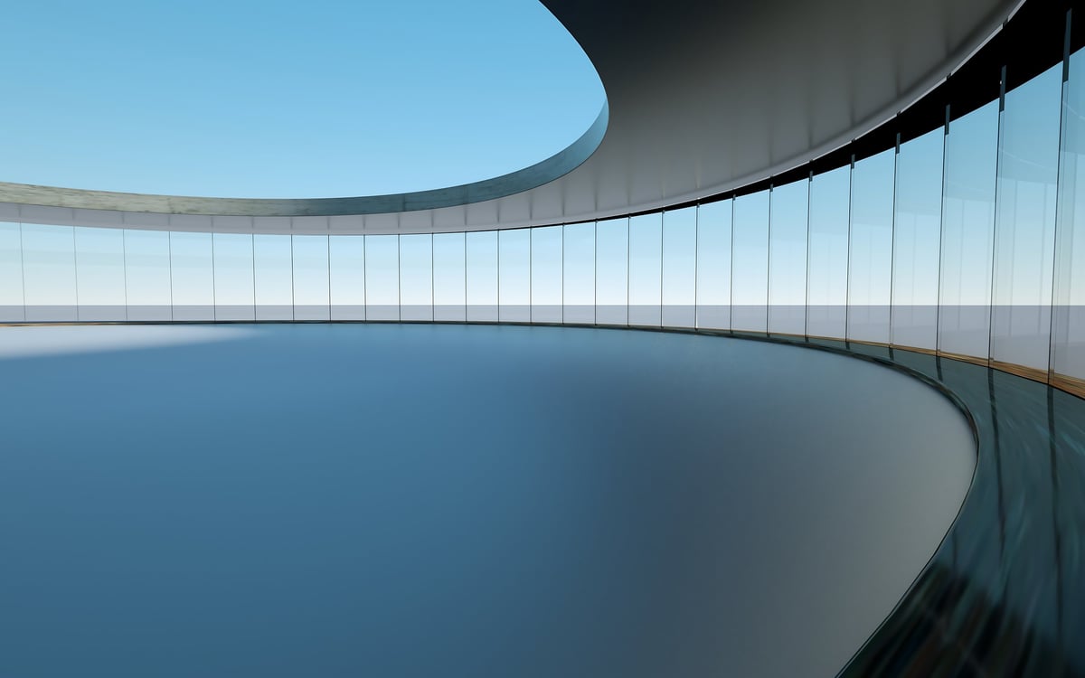 Modern Curved Room